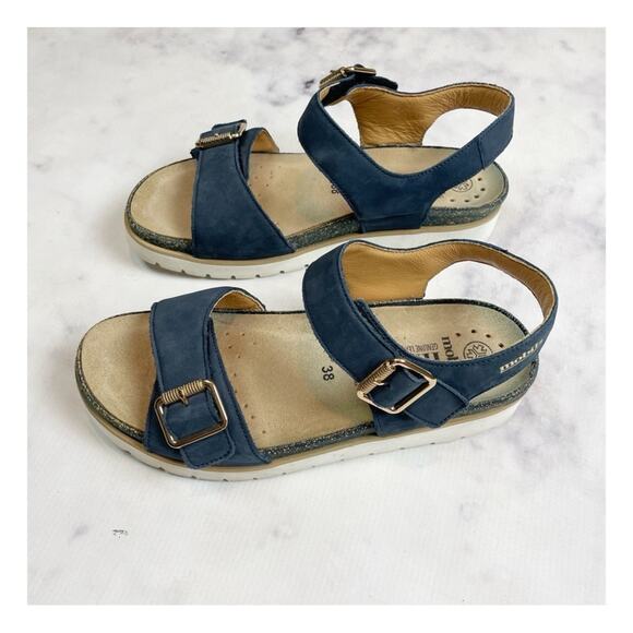 Mobils by Mephisto Tarina Navy Nubuck Comfort Sandals - Picture 5 of 12